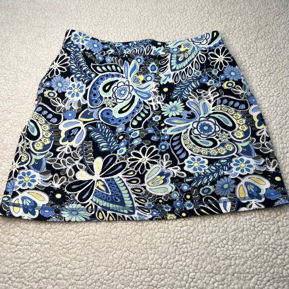 T by Talbots Pants - T by Talbots Everyday Stretch Skort Blended Blue Floral Print XS